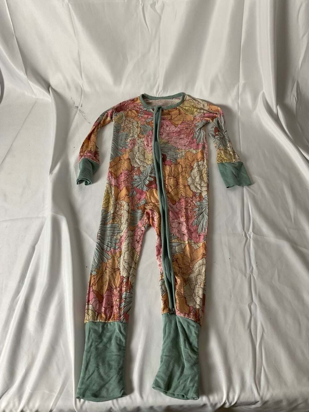 Miozing Bamboo Floral Romper